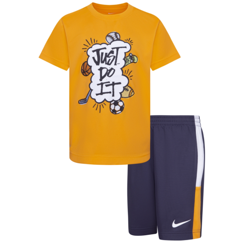 New Nike Boys' Dri-Fit 2 Piece T-Shirt & Shorts Set Pick Size & Color MSRP:$40 - Picture 3 of 7