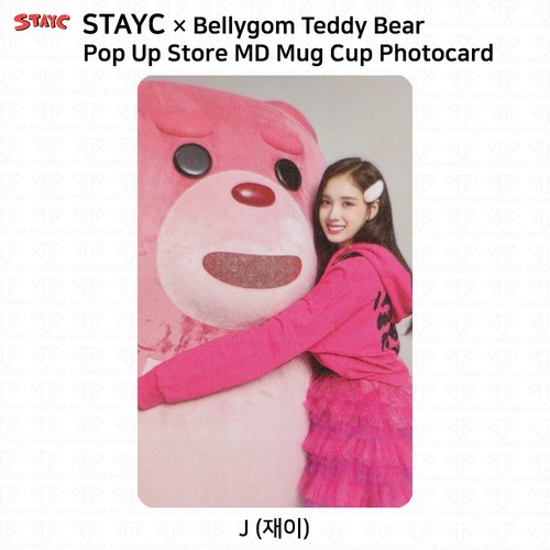 StayC x Bellygom Teddybär Pop Up Store Offizieller MD Becher Öko Tasche Fotokarte KPOP - Bild 59 von 72
