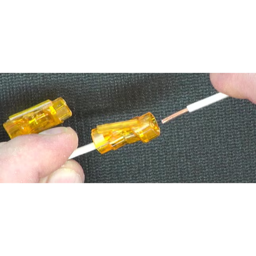 Spliceline Inline Push In Wire Connectors For Electrical Cables Wires Pack Of 15 - Picture 7 of 9