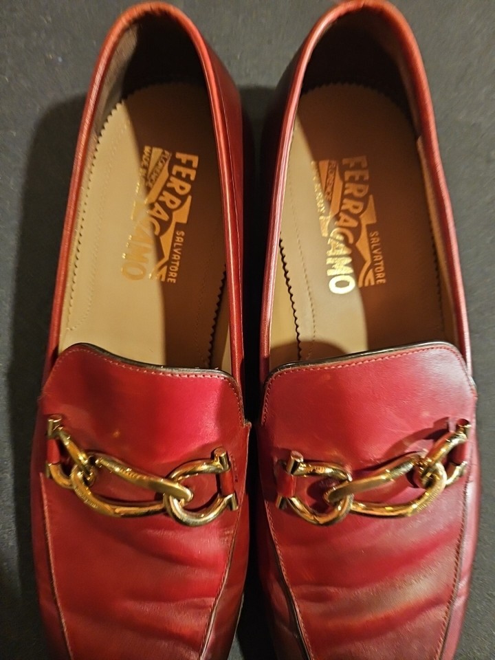 Mens Ferragamo Chain Loafer eBay