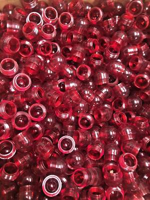 15)   Dialco Dialight 052-0991 Red Lens, Lot of 15 pcs.