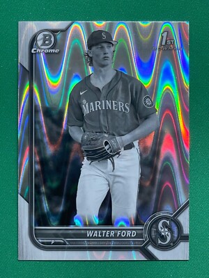 2022 Bowman Draft - CHROME BLACK & WHITE RAYWAVE - PICK YOUR CARD!
