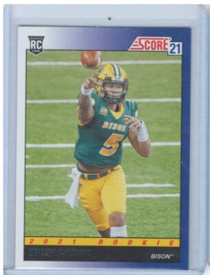 2021 Score 3 1991 Throwback  Trey Lance North Dakota State Bison
