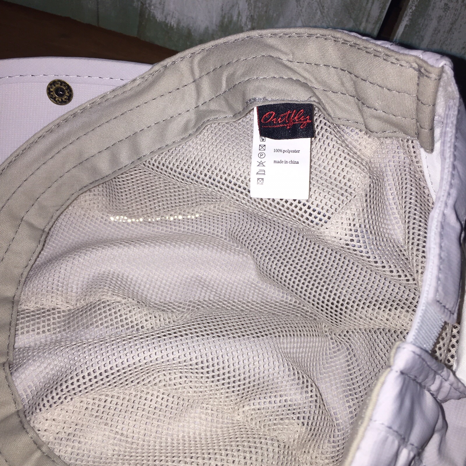 Outfly Hat Gray Folding Foldable Packable Bill Li… - image 5