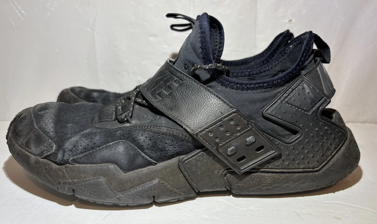 Size 10 - Nike Air Huarache Drift Triple Black, AH7334-003, Clean, No Box, Good Size 10 - Nike Air Huarache Drift Triple Black, AH7334-003  main image 4