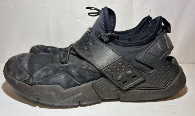 Nike Air Huarache Drift Triple Black Sneakers Athletic Shoes Men Size 9.5