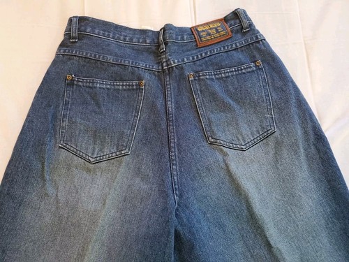 Vintage Woolrich Womens Dark Denim Blue Jeans Size 14 Waist 31 X 29 Inseam - Picture 3 of 9