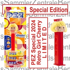 PEZ | 👧🔴 Retro Girl Cherry | 2024 | Limited | EU Exclusive | MOC