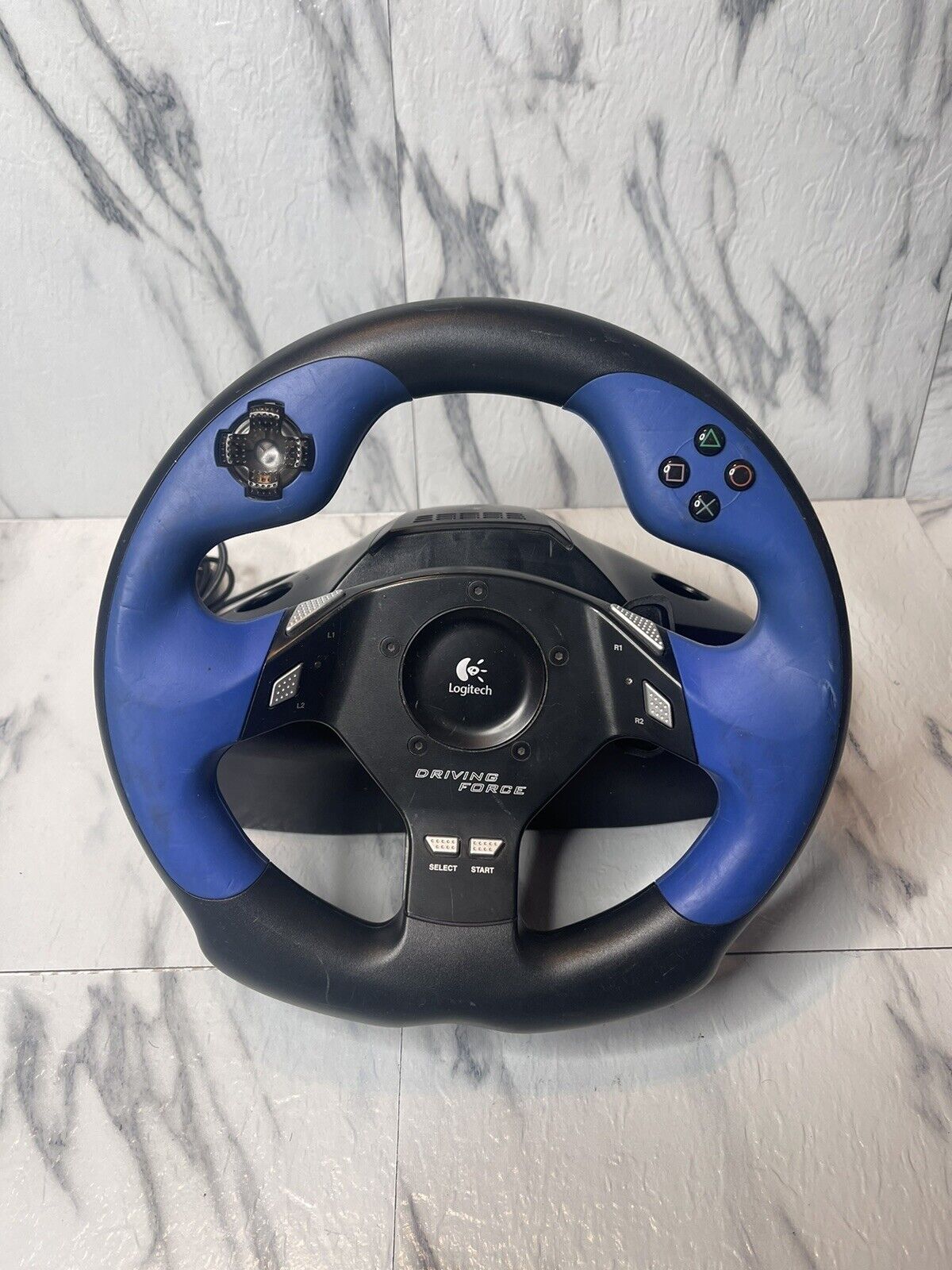Logitech Driving Force EX Steering Wheel ONLY - PS2 - Tested &amp; Working eBay