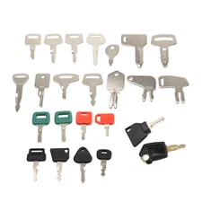 For CAT Case Kubota Volvo JCB Komatsu Doosan Bobcat 24 Heavy Equipment Keys Set