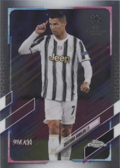 2020-21 Topps Chrome X Steve Aoki UCL Cristiano Ronaldo #100 for