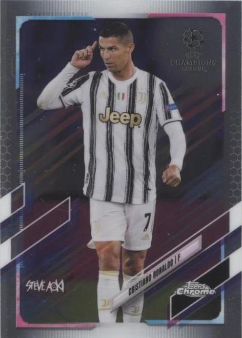 2020-21 Topps Chrome X Steve Aoki UCL Cristiano Ronaldo #100 for