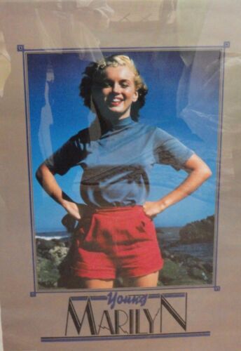 Young Marilyn Norma Jean Shorts Reproduction Poster 23" x 34 1/2" new old stock - Picture 1 of 1