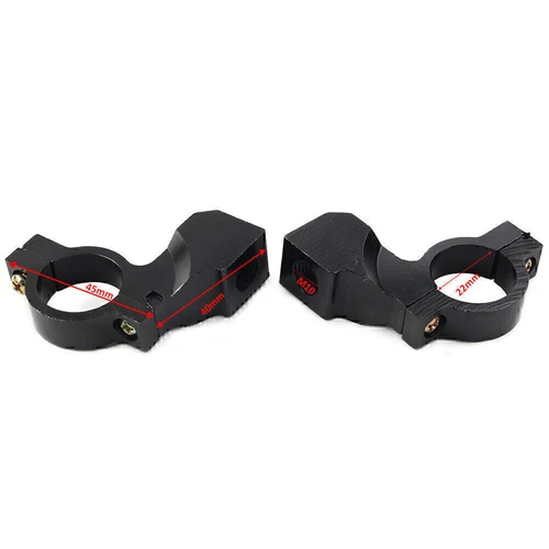 Universal Motorcycle 7/8" Handlebar Mirror Mount Bracket Clamp For Bike - Bild 6 von 6
