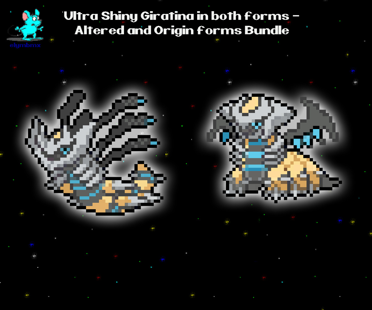 Shiny 6IV Giratina in both forms - Altered and Origin forms