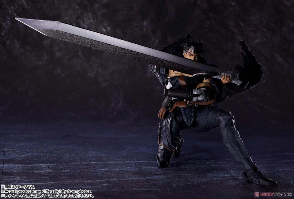 BERSERK Guts Berserker Armor Gatsu S.H. Figuarts Action Figure Bandai Tamashii - Immagine 4 di 4