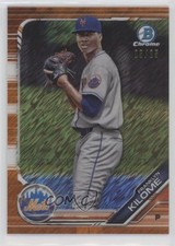 2019 Bowman Chrome Prospects Orange Shimmer Refractor 6/25 Franklyn Kilome 0a6