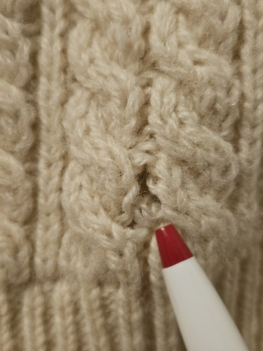 Carraig Donn 100% Wool Ivory Fisherman Cable Knit Sweater Vest Mens Sz 44 Read - Picture 8 of 8
