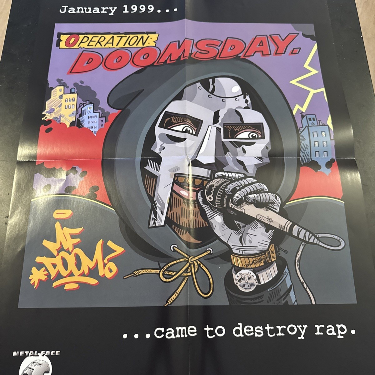 MF Doom Doomsday 2 x Vinyl LP 2016 Limited Edition With Poster Hip