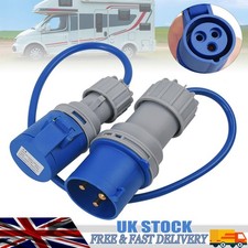 32Amp Plug to 16Amp Socket Adaptor Fly Lead Arctic Flex 2.5mm Cores Converter UK