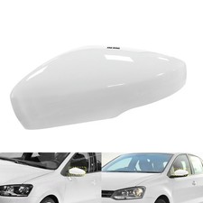 Links Weiß Glänzend Außenspiegelkappen Für VW Polo 6R/6C 2009-2017,UP 2016-up