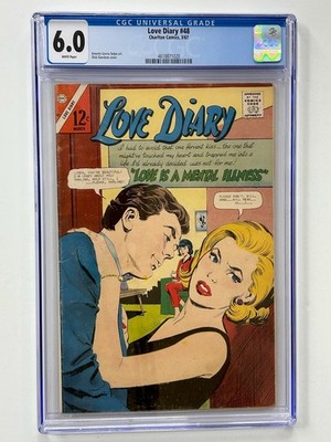 Love Diary #48 CGC 6.0 Charlton Comics, 3/67