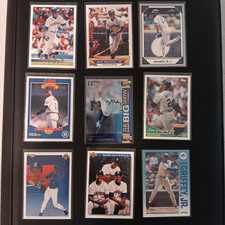Ken Griffey Jr. 9 Card Baseball Lot Seattle Mariners 32