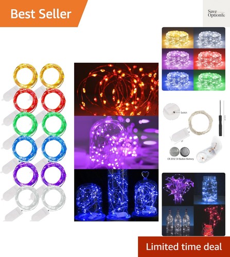 Warm White LED Copper String Lights