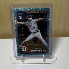 Topps 2024 Series 2 Aqua Foil Brenan Hanifee RC #369/399 Detroit Tigers