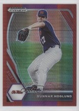 2021 Panini Prizm Draft Picks Red & Purple Hyper Gunnar Hoglund #PDP19 2o7