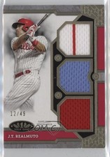 2024 Topps Tier One Tier One Relics Triple 12/49 JT Realmuto #T1R-JRE 1o88