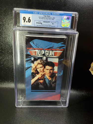 Top Gun (VHS-1996) Paramount Home Video, CGC Graded (9.6-A+) - Picture 1 of 3