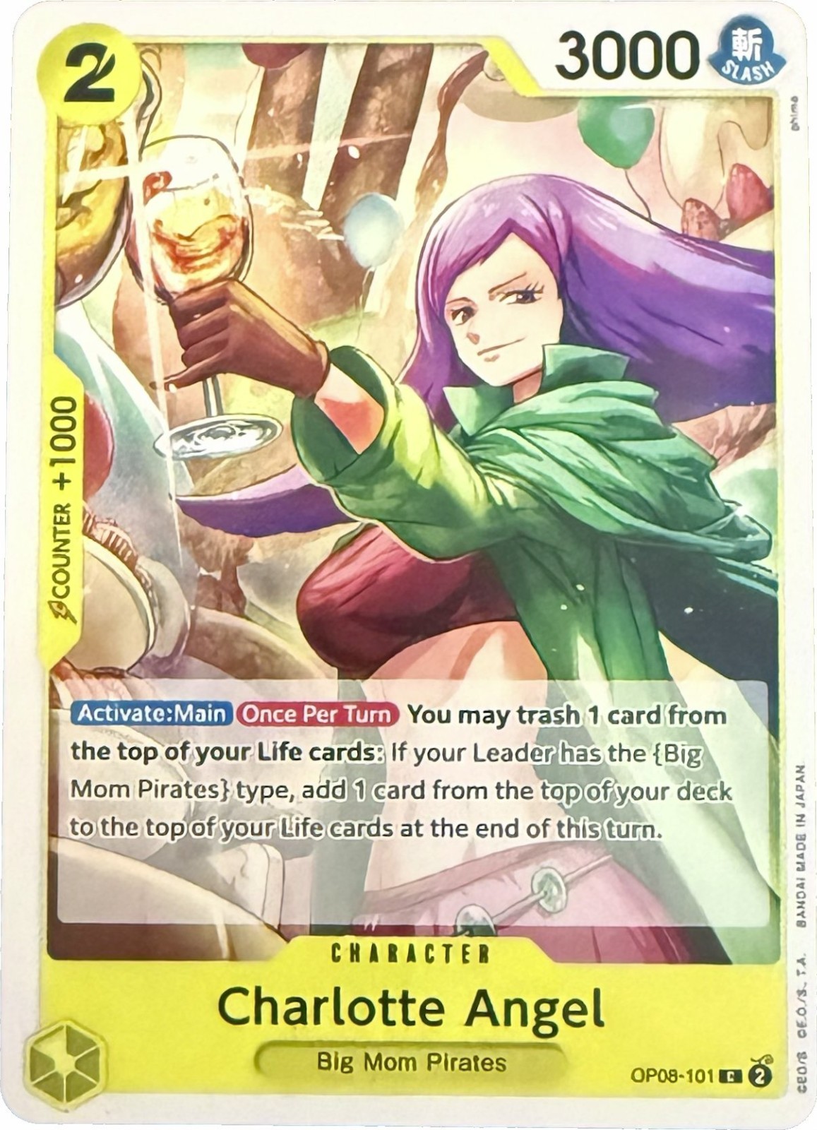 Charlotte Angel OP08-101 C Two Legends One Piece Card Game Japanese