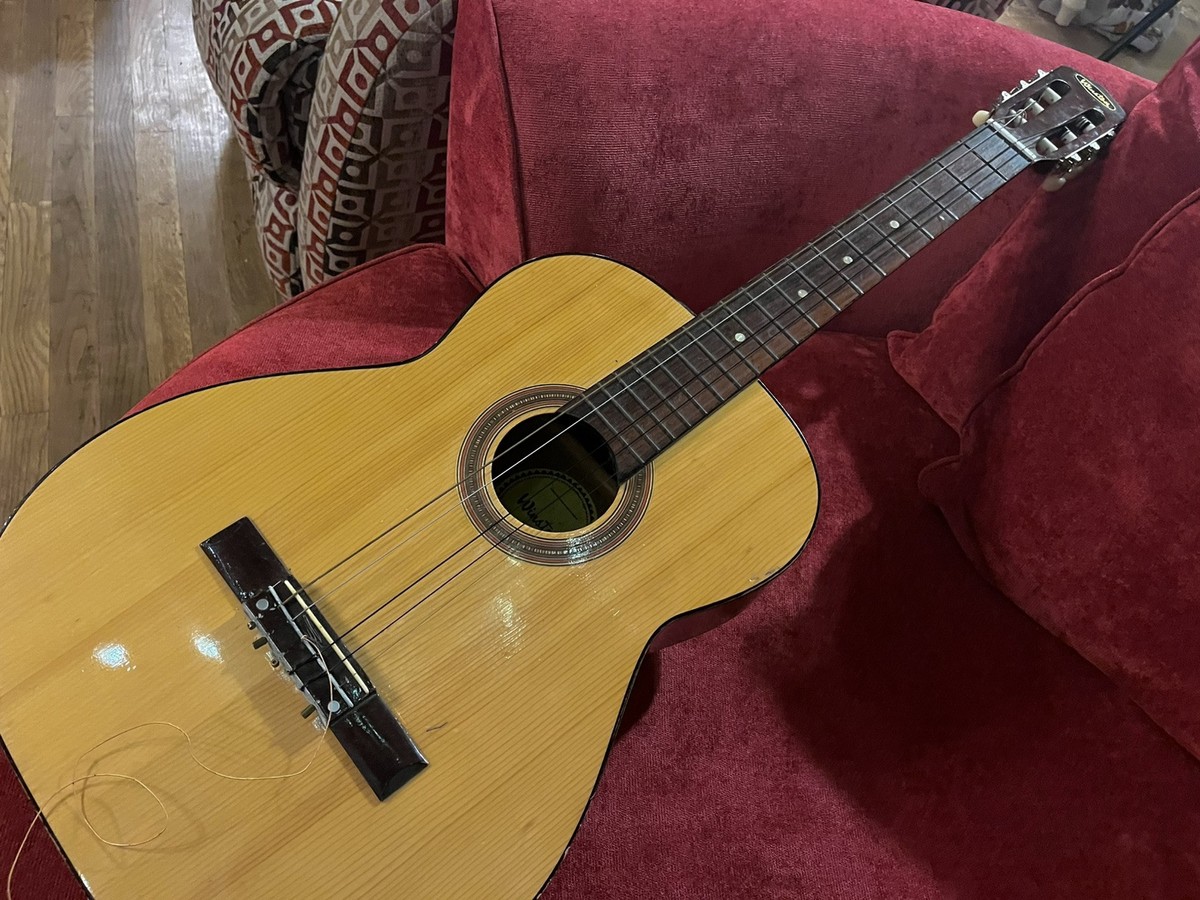 VINTAGE WINSTON KENT Acoustic Guitar Parlor 3/4 Size JAPAN