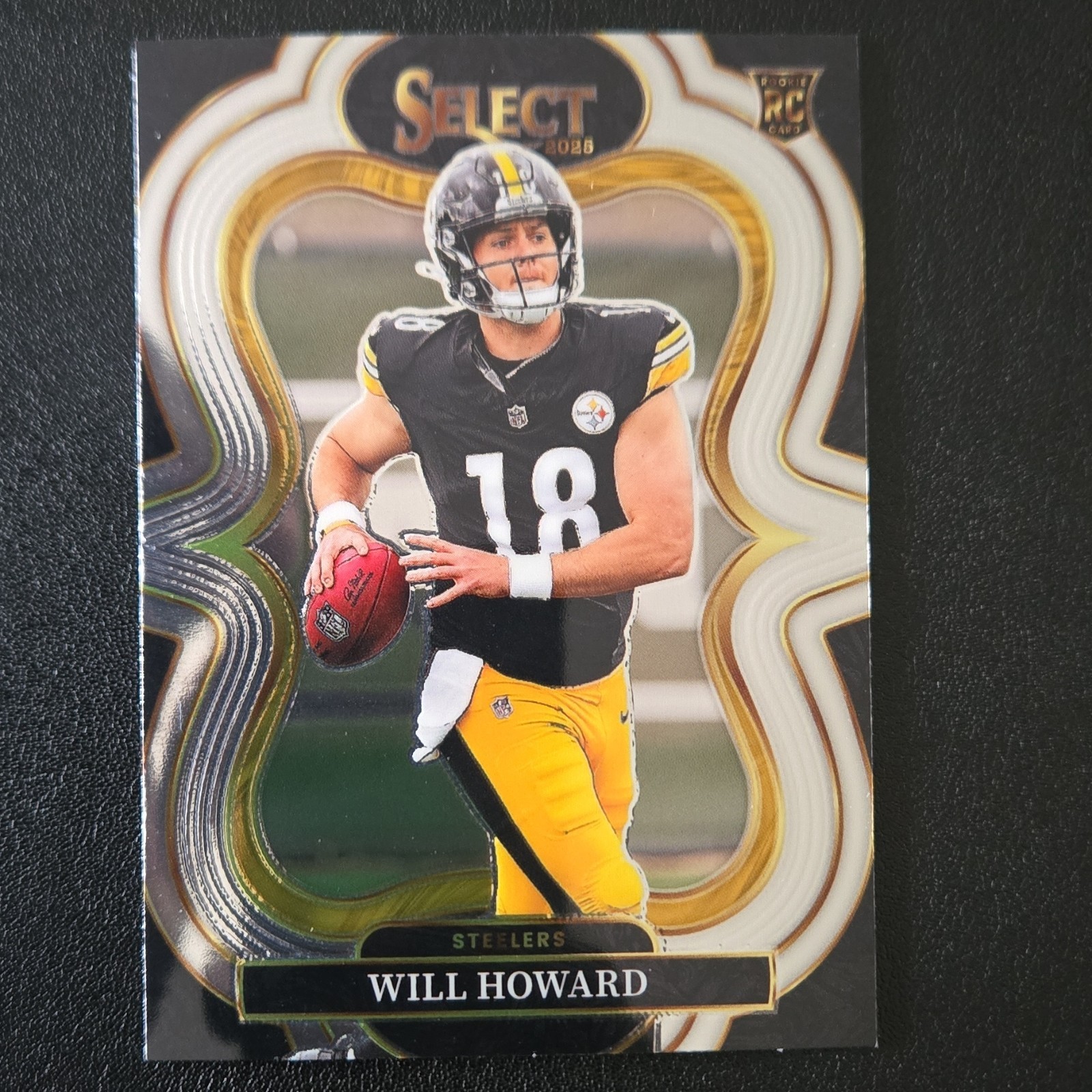 Panini Select 2025 Will Howard #352 Suite Level Rookie Pittsburgh Steelers