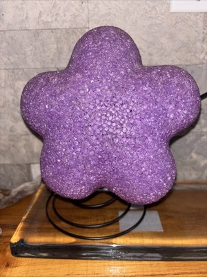 90s Purple Star/ Flower Popcorn Light w/ Spring Base