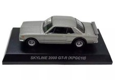 1/64 Kyosho Nissan Skyline 2000 GT-R KPGC10 Silver Circle K Sunkus NEO