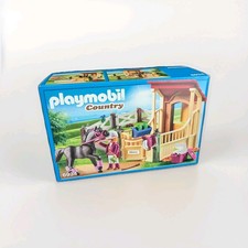 Playmobil Country 6934: Box Avec Cavalière Et Pur-sang Arabe/ Neuf Et Scellé