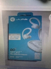 JLab GO Air POP True Wireless In-Ear Headphones -WHITE (EBGAIRPOPRLLC124) NEW