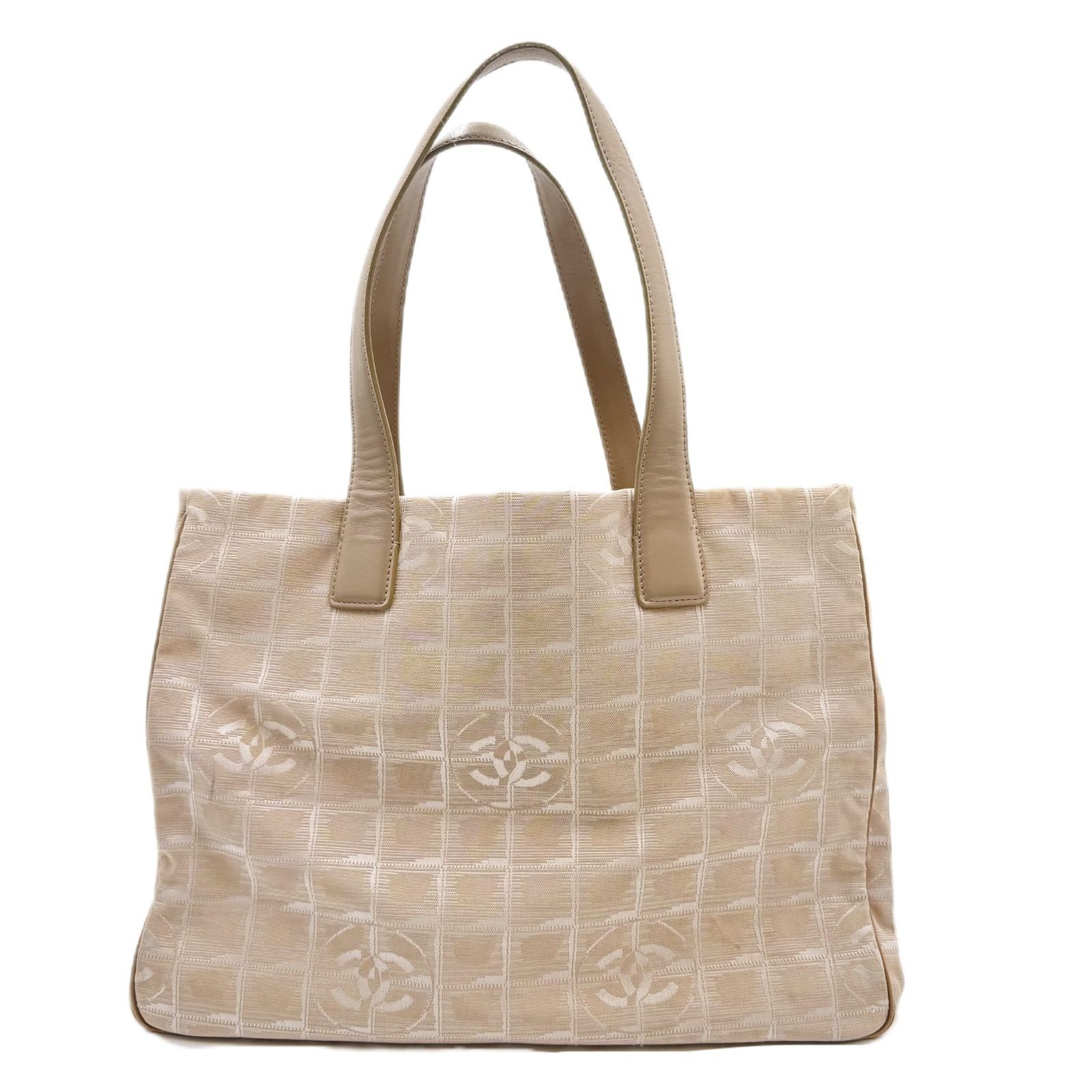 CHANEL Black Quilted Lambskin Leather Tote Bag