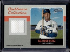 2019 Topps Heritage Salvador Perez Clubhouse Jersey #CCR-SP Royals
