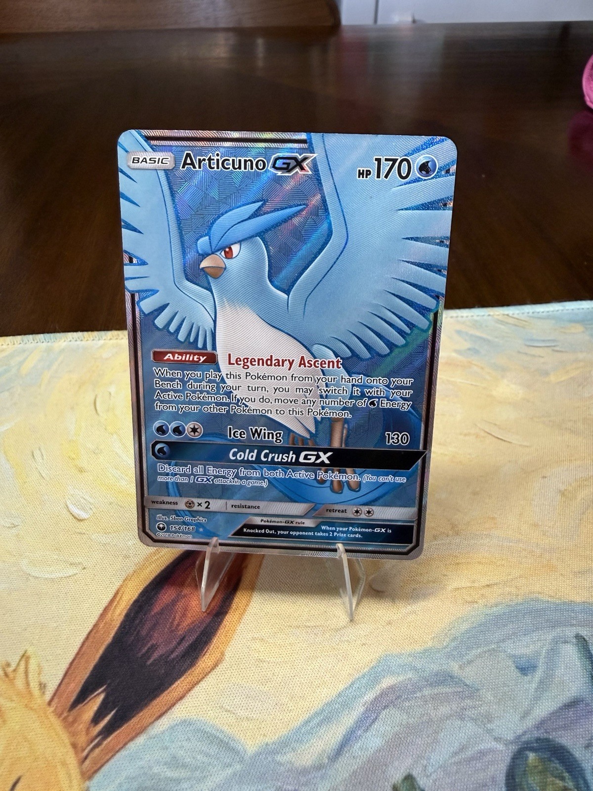 Articuno GX (Full Art) 154/168 Sm-Celestial Storm Holo