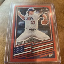 2026 Panini USA Stars And Stripes Brett Renfrow Red Wave Prizm