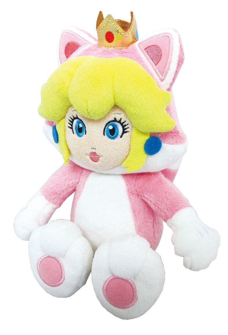 Peluche Little Buddy Cat Peach 10" Nintendo Super Mario Bros. Nuevo Peluche