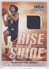 2023-24 Panini NBA Hoops Rise N Shine Memorabilia Julian Strawther #RS-STR 11gl
