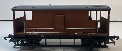Hornby R6145 BR (Ex-LMS) 20T Brake Van M730708 - Spur O - ohne Karton