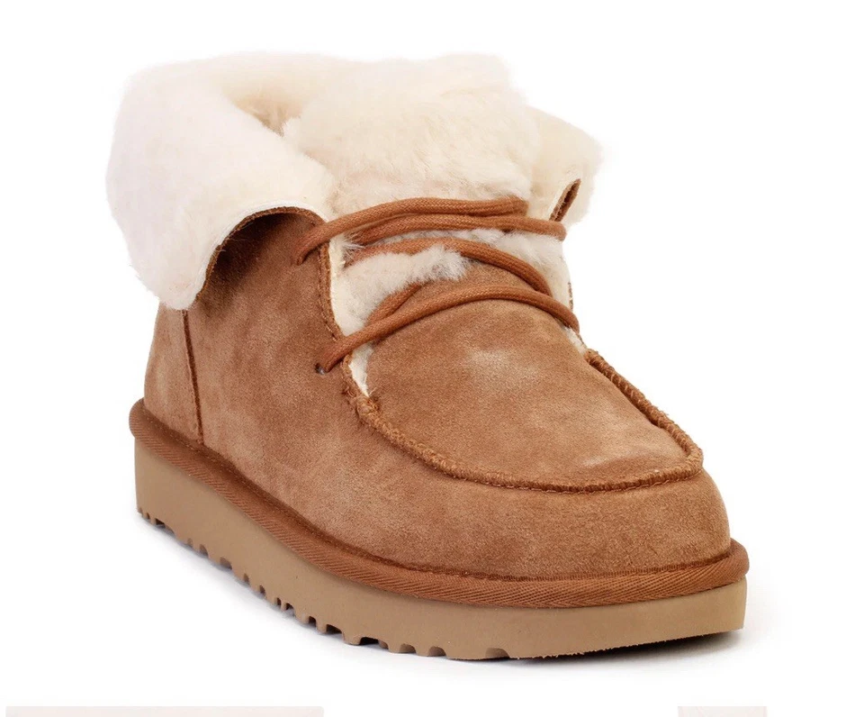 *NUEVO SIN CAJA* UGG Mujer Diara Shearling Botín 1113090 CASTAÑO Talla 6 Foto 3 de 4