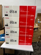 Canon 055H High Yield Toner Cartridge Set CYAN MAGENTA YELLOW BLACK