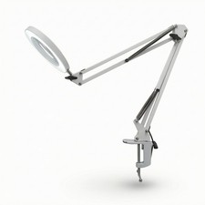 Lámpara de Lupa Led con Abrazadera Regulable Lámpara de Mesa con Abrazadera 3 Modos de Color para