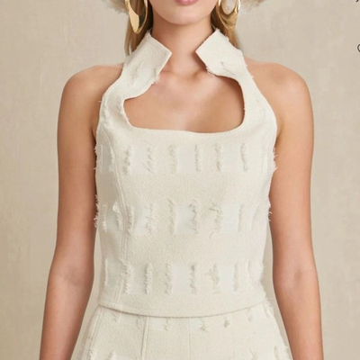 #ad #ad Cult Gaia DULCIE TOP IN OFF WHITE MULTI SIZE 2 $139.00